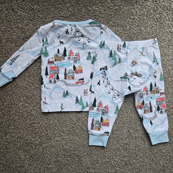 BedHead Blue Ski Adventure Kids Pajama Set - Picture 2 of 4